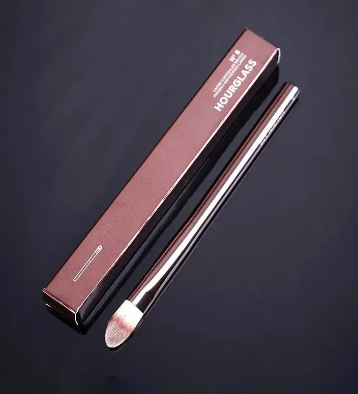 1 pc HG Pro Makeup brushes Powder contour Blusher Make up brush Highlight Bronzer exquisite Professional metal handle with box