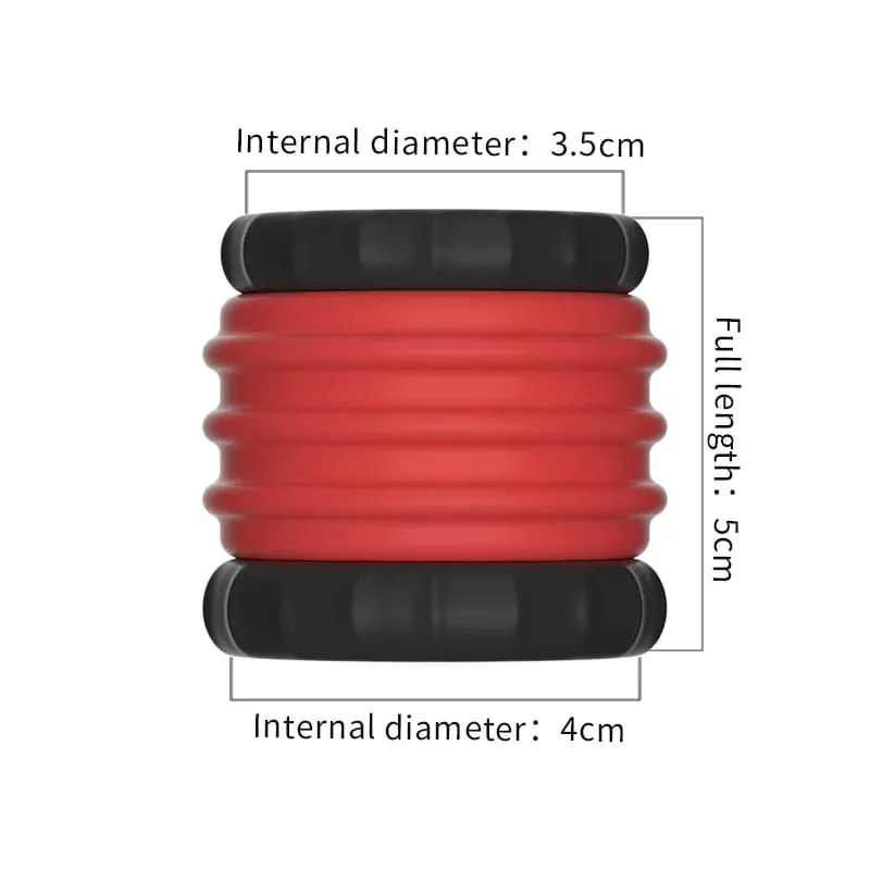 3pcs Male Penis Lock Cock Ring Set Erection Delay Time Ejaculation Penis Ring Enlargement Ball Stretcher Sex Toy for 18+ Big Man