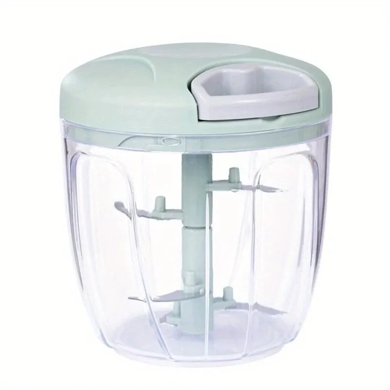 Cortador de mão picador de alho-corda de tração manual processador de alimentos picador de vegetais-para cebola gengibre frutas nozes máquina de lavar louça segura — image 12