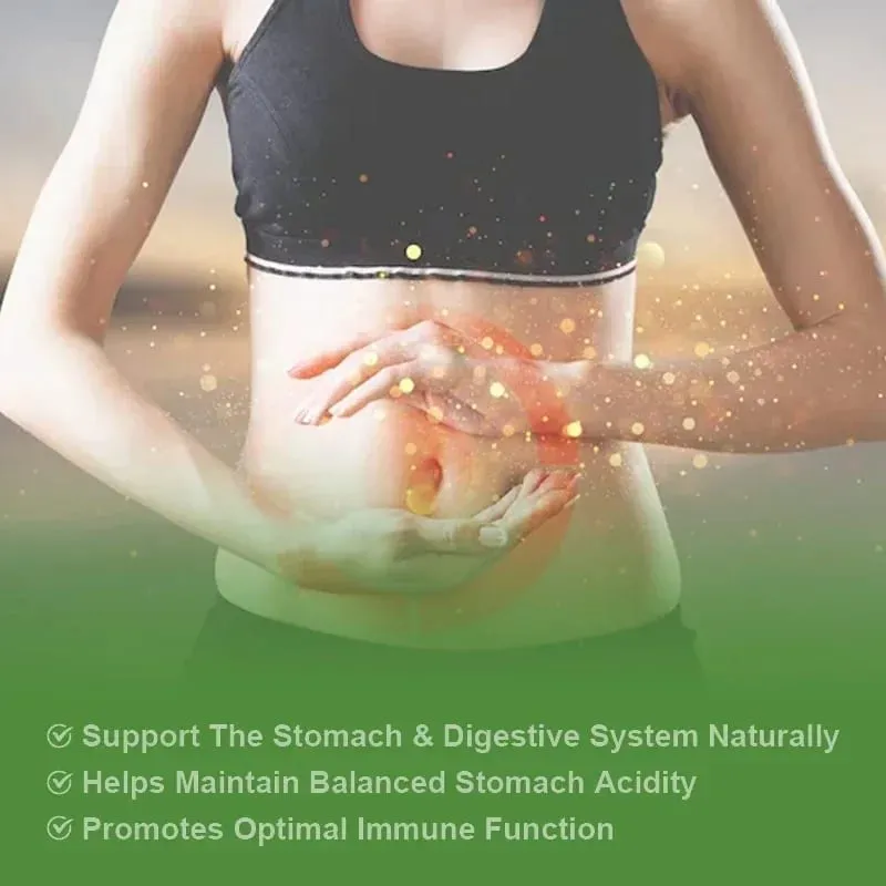 Cápsulas de extrato de Aloe Vera - Apoia a saúde digestiva e imunológica intestinal, alivia a constipação e equilibra a acidez do estômagoSu