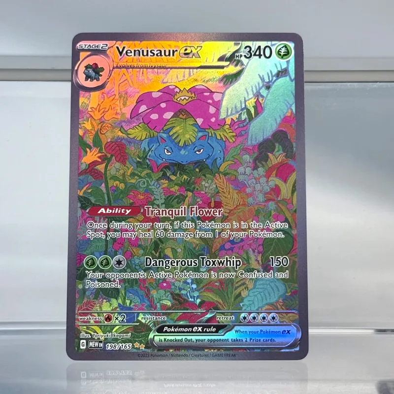Coleção de negociação de jogos holográficos cartões proxy ptcg charmander (sv) pikachu flareon ex único cartão de folha pkm venusaur ex