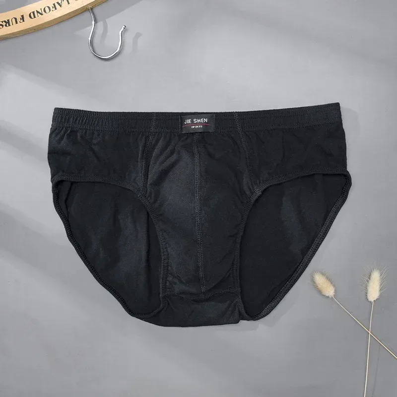 1 件棉質內褲男士舒適內褲男透氣內衣內衣內褲 Plue 尺寸 Xl -5XL