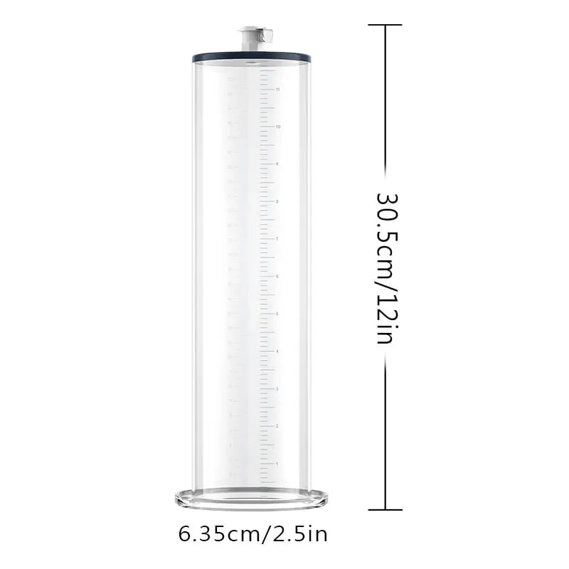 Acrylic Penis Pump Accessories Vacuum Penis Enlargement Device Masturbation Vacuum Pump Flange Pump Penis Cylinder Set Sex Toys