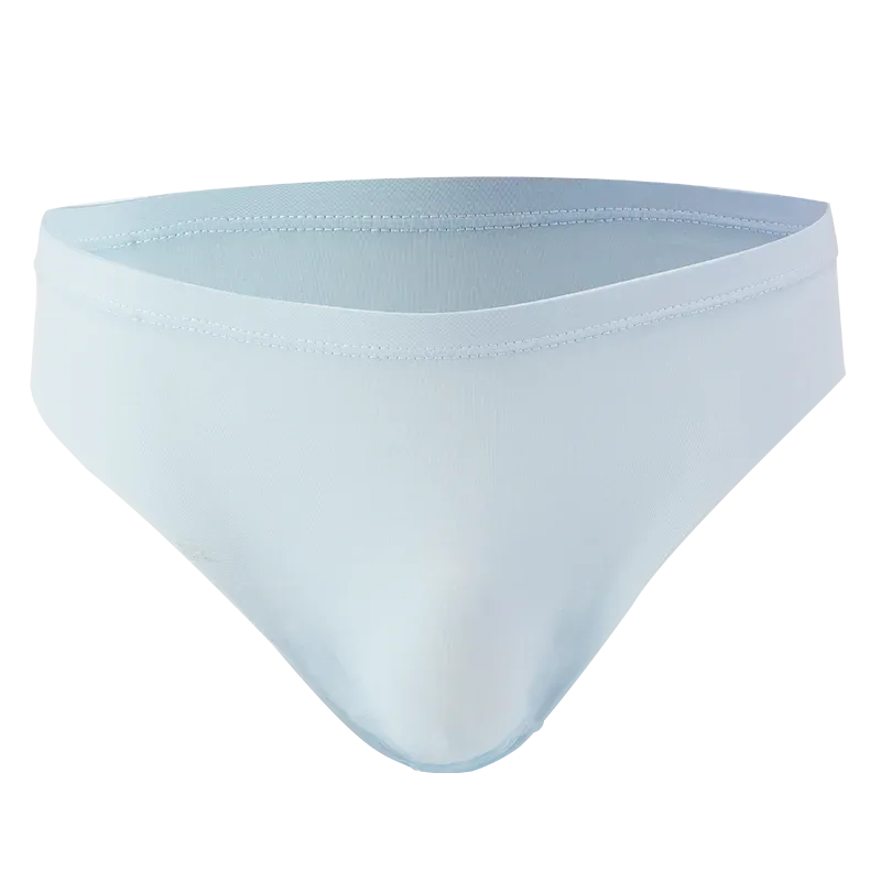 4pcs Men's Ice Silk Briefs Summer Transparent Seamless Sexy Quick-drying Trendy Breathable Underwear Ultra-thin Panties