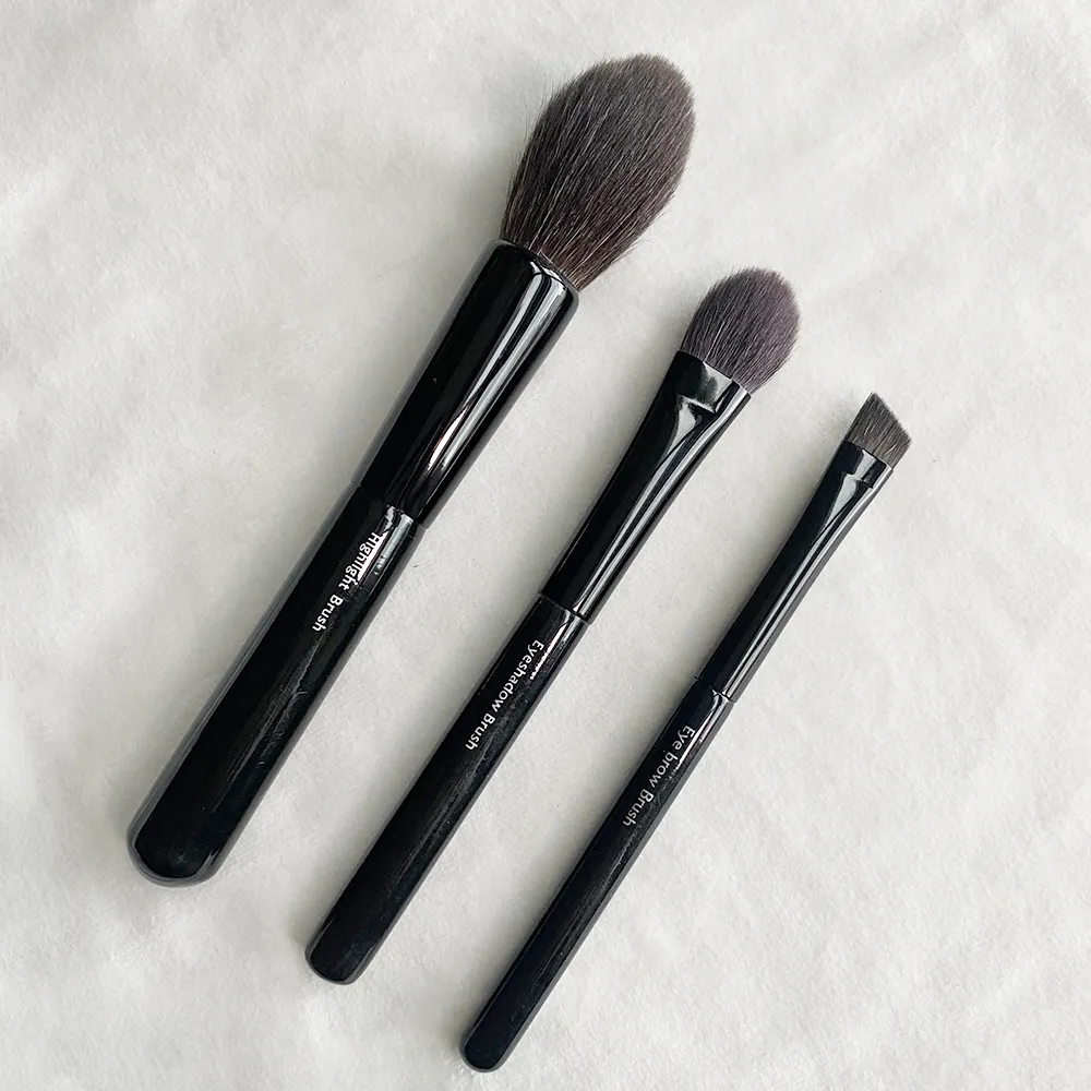 Luxury Squirrel Hair Highlight Eyeshadow Eyeliner Makeup Brushes Tapered Blush Z2 All Over Shadow Z5 Anlged Liner Z6 — image 2