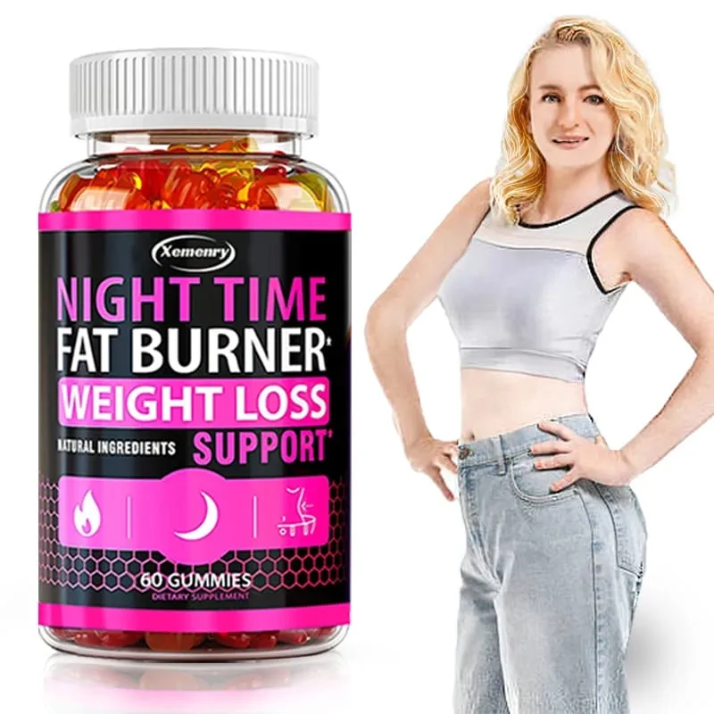 Gomas noturnas para queima de gordura - metabolismo de queima de gordura, impulsionando o controle de peso saudável