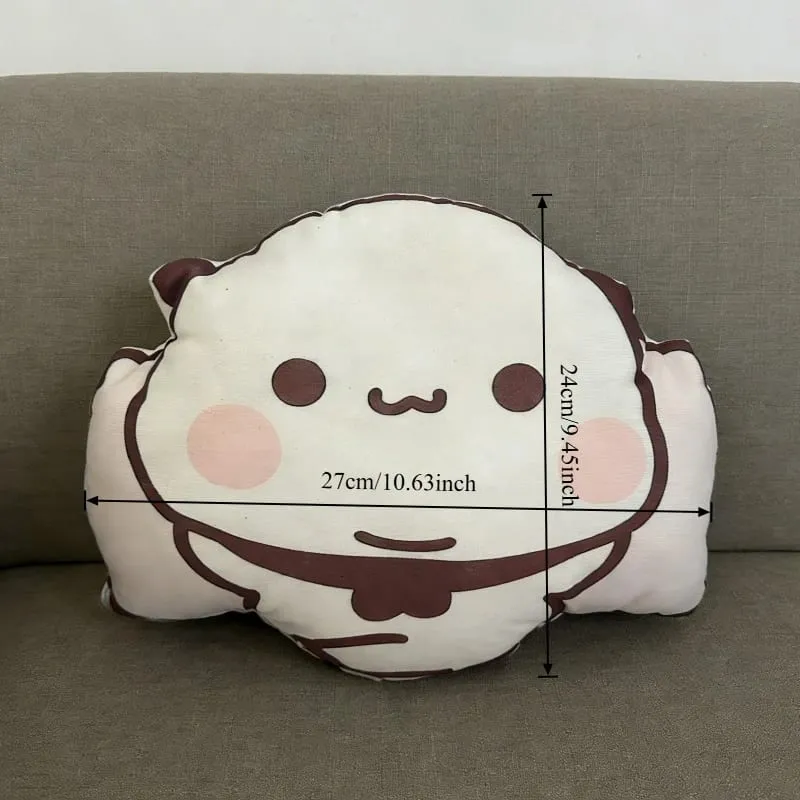 Novo bonito bubu panda almofadas de pelúcia kawaii anime yier travesseiro companheiro de dormir para amigos decoração de casa presente de casal — image 9