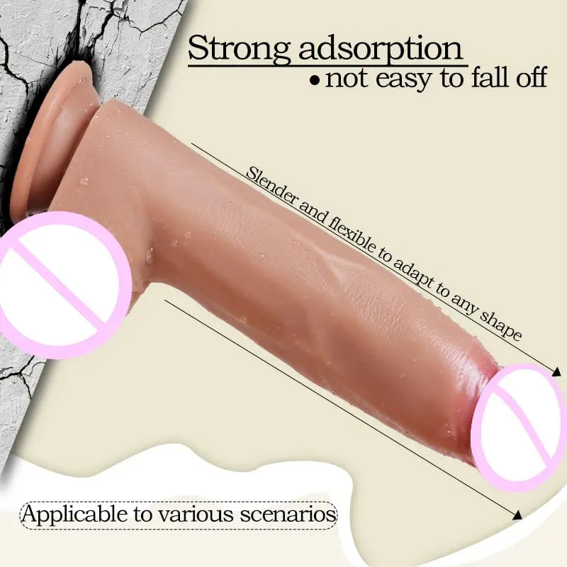 Realistic Dildos Silicone Penis 6/7/9 Inch Huge Dildos with Suction Cup for Women Masturbation Lesbain Anal Sex Toys for Adults