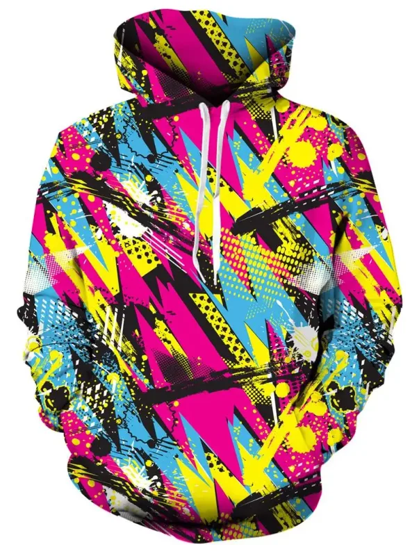 Men's Hoodies Animal Cat Print 3D Patternv Hooded Autumn Pullover Sweatshirt With Pocket Hoodie Streetwear Loose Comfortable