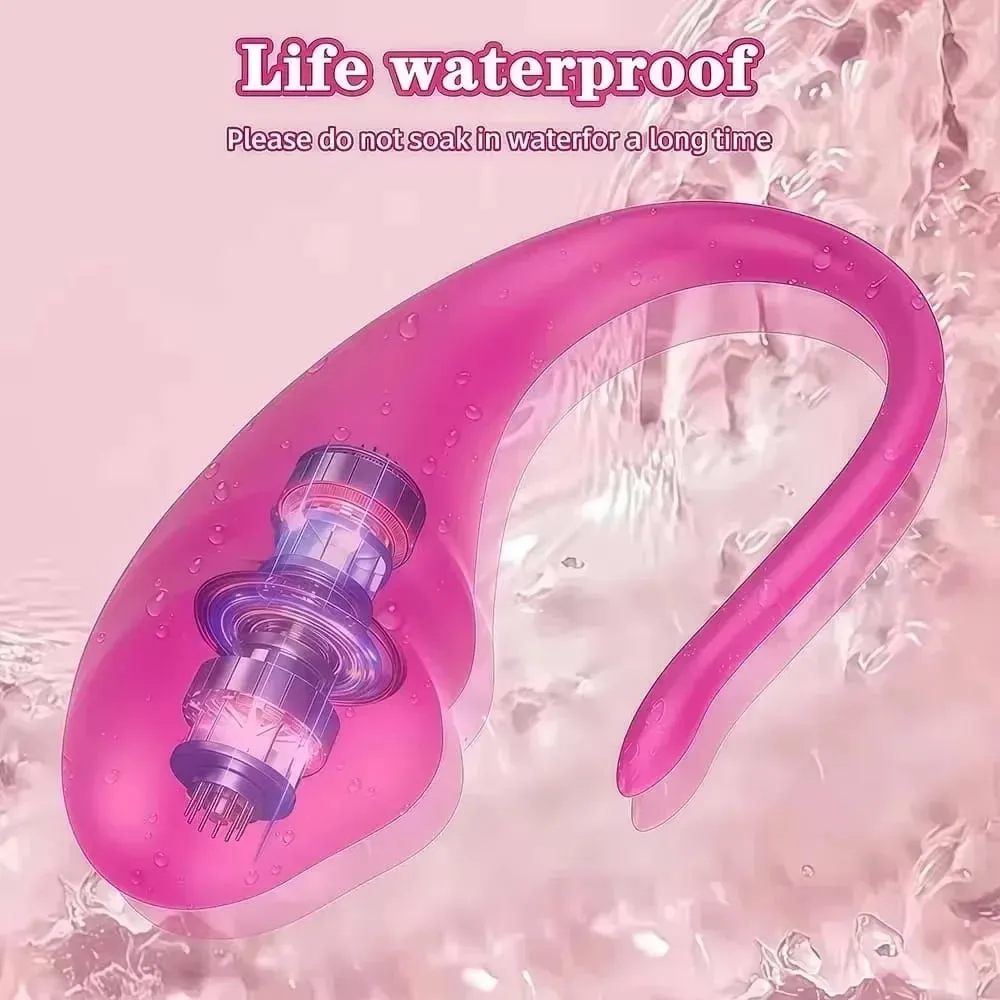 Poderoso wearable app controle ovo vibrador tipo u estimulador vaginal clitoriano para casais massagem g ponto brinquedo sexual para mulher 18 +
