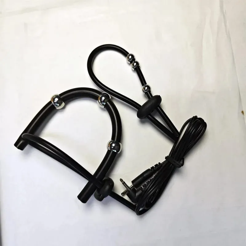 Taser anel de choque elétrico masculino masturbar estimular a ereção do pênis brinquedo sexual em gay e-stim massagem bondage pênis escroto cockring