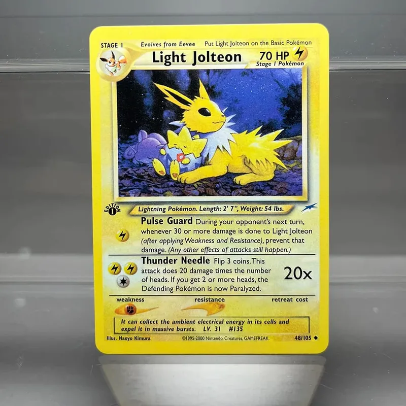 Neo destino charizard ptcg cartão de coleção única 1ª edição 1996 tyranitar gengar cartão pkm cartões proxy brinquedos presentes