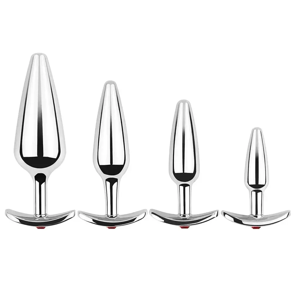 Metal Anal Beads Butt Plug Set Small Large Wearable Ass Analplug Jewelry Dilator Dildo Prosate Massager Sex Toy Man Women Shop — image 1