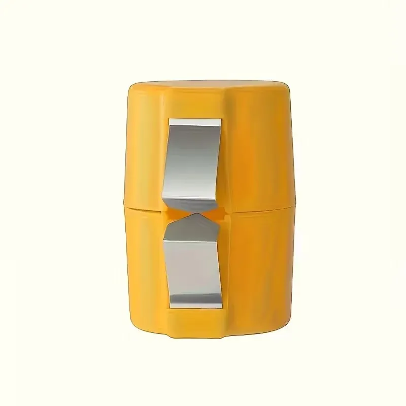 Separador e descascador de ovos, 2 peças, manual rápido e fácil, com lâminas, base antiderrapante, design compacto para cozinhar em casa