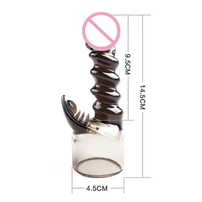 G-ponto estimular acessórios vibrador varinha mágica acessório silicone adulto brinquedos sexuais para mulheres av haste cabeça boné