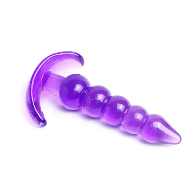 Plugue anal de silicone macio, contas anais, plug anal, massagem de próstata, unissex, rolha sexy, brinquedo sexual adulto para homens, mulheres, jogos adultos