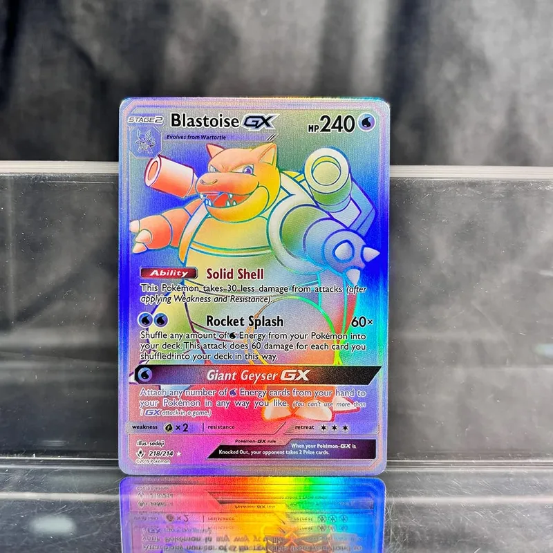 PKM Proxy Cards Classic Charizard Mew With Ex Single Cards Collection PTCG Suicune Gx Tyranitar Gx Lost Thunder Foil Card — image 5