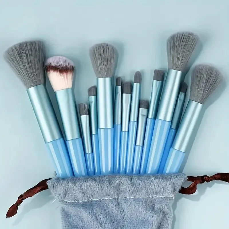 13PCS Makeup Brushes Set Soft Fluffy Eye Shadow Highlighter Concealer Brush Blush Loose Powder Brush Blending Women Beauty Tools