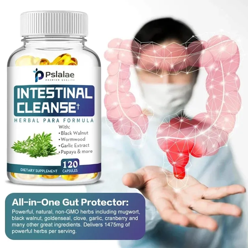 Limpeza Intestinal - Apoia a Limpeza, Desintoxicação, Limpeza do Cólon do Fígado, Saúde Intestinal e Melhoria Imunológica