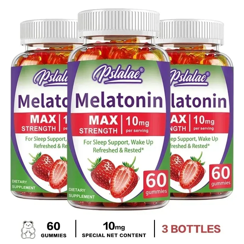 Melatonin Gummy - Support Deep Sleep Relieve Anxiety Improve Sleep Quality Enhance Immunity and Increase Mental Vitality