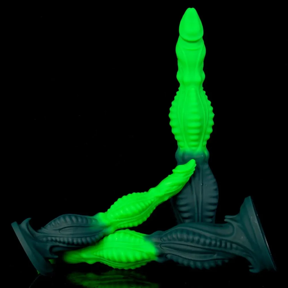 Oieffur enorme alienígena tentáculo butt plug fantasia anal vibrador estimulador traseiro adulto brinquedo sexual à prova dwaterproof água silicone forte ventosa