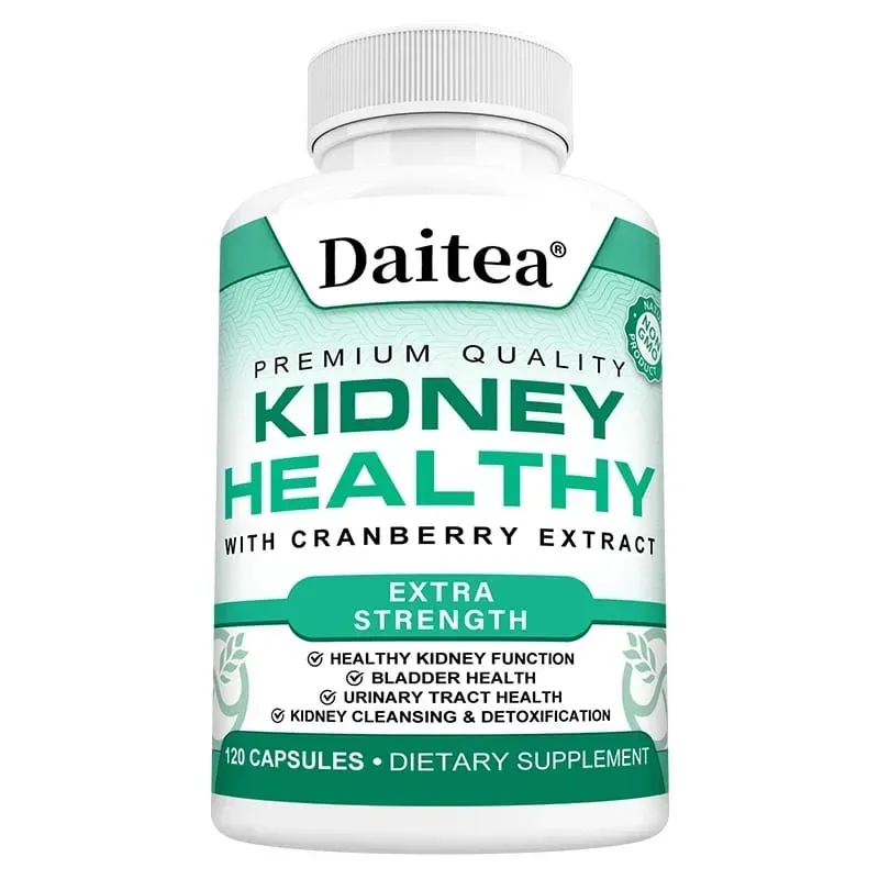 Kidney Support Capsules Kidney Cleanse & Detox Formula with Cranberry & Herbal Extracts Support Urinary Tract & Bladder Health