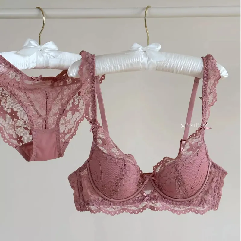 Sexy Lace Push Up Bra for Bigger Look Minimizer Slimming Underwire Support Tuck Side Fat No Sagging Steel Ring Plus Size