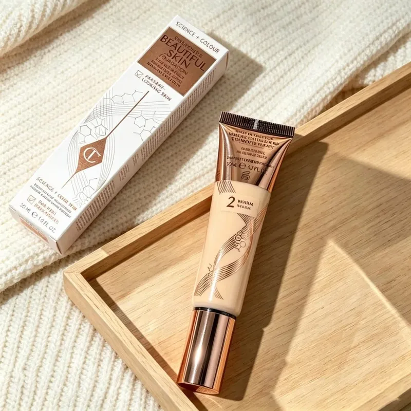 Charlotte tilbury 100ml 34ml spray de configuração 2 peças conjunto fosco pó pressionado controle de óleo rosto reparação mel pó maquiagem presente — image 25