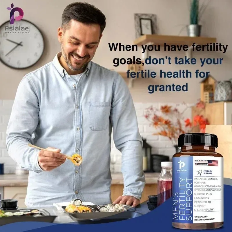 Fertilidade masculina - aumenta a força e a resistência, apoia a saúde reprodutiva masculina, melhora a fertilidade masculina, aumenta a motilidade dos espermatozoides