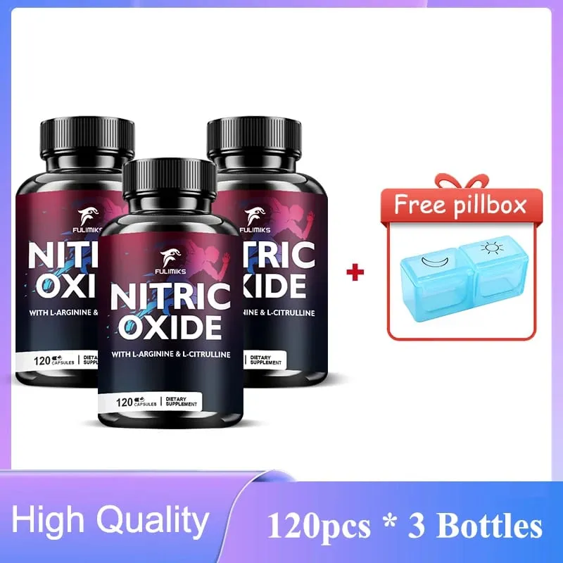 Poderoso suplemento de óxido nítrico - Suporte muscular premium Booster de óxido nítrico - Energia natural e suporte à saúde do coração — image 9