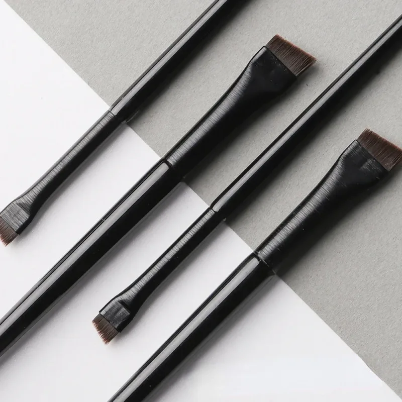 Pincéis de maquiagem para mulheres, lâmina plana e fina, pincel para contorno de sobrancelha, delineador, delineador profissional, ferramentas de beleza cosméticas
