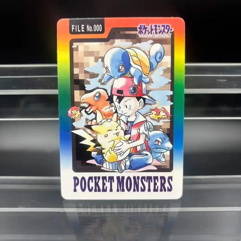153pcs 1997 MONSTROS DE BOLSO Blastoise DIY Self Made Cartão Único Clássico Jogo Anime Cartão Presente Brinquedo