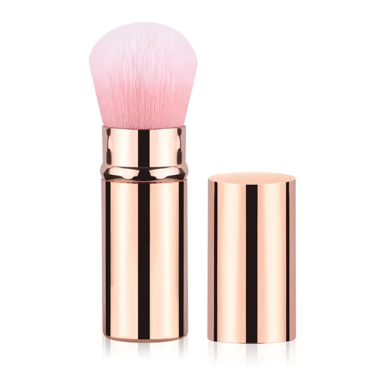 1 pçs pincéis de maquiagem retrátil pó fundação mistura blush rosto kabuki escova maquiagem compõem ferramentas cosméticas
