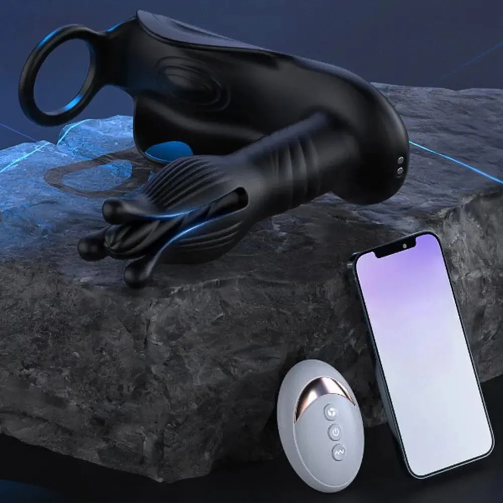 Plugue anal sem fio bluetooth, vibrador para homens, plug anal, ponto g, massageador de próstata, 18 + brinquedos sexuais adultos para homens gays