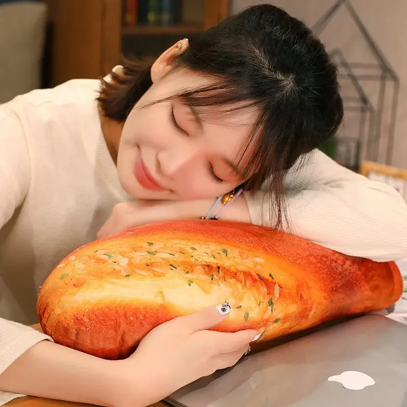 20/50cm Long Bread Pillow Stuffed Like Real Sesame S Cheese Denmark Toast Chopped Green Onion Sleeping Hug Support Leg Gift — image 3