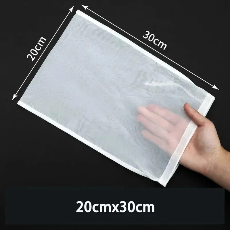 1/3/5Pcs Reusable Nut Milk Bags Strainers Unbleached Nylon Cheesecloth Bag Food Cheese Yogurt Filter Kitchen Fine Mesh Strainer