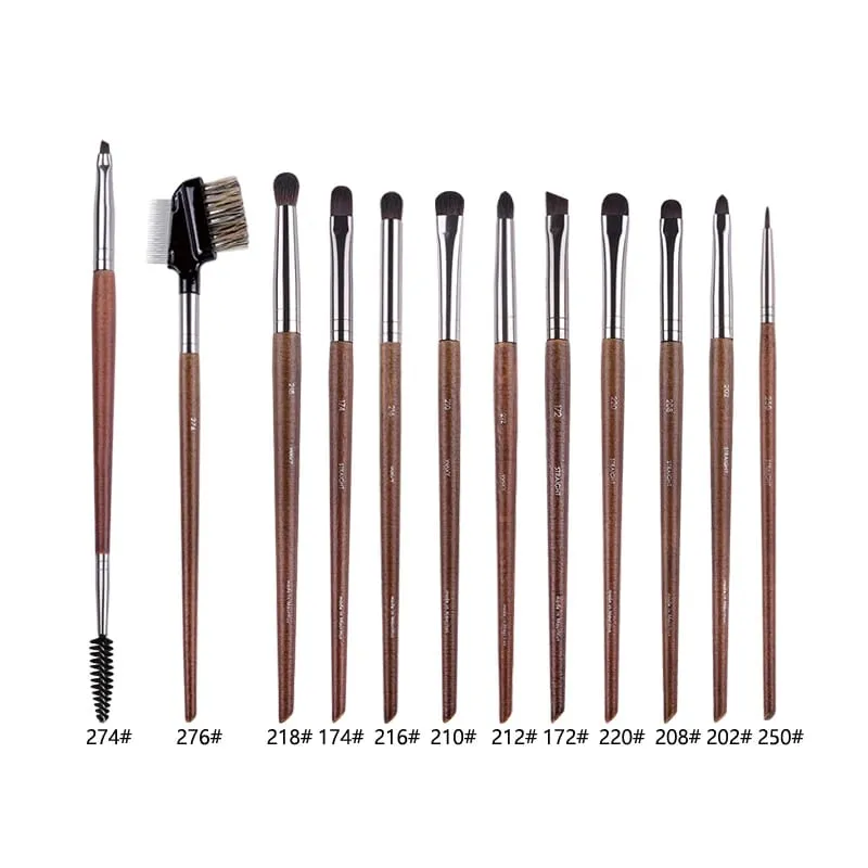 2 peças/35 peças mf pincéis de maquiagem macios de madeira natural, pó, base, corretivo, pincel de maquiagem, blush, ferramentas de sombra de cabelo sintético