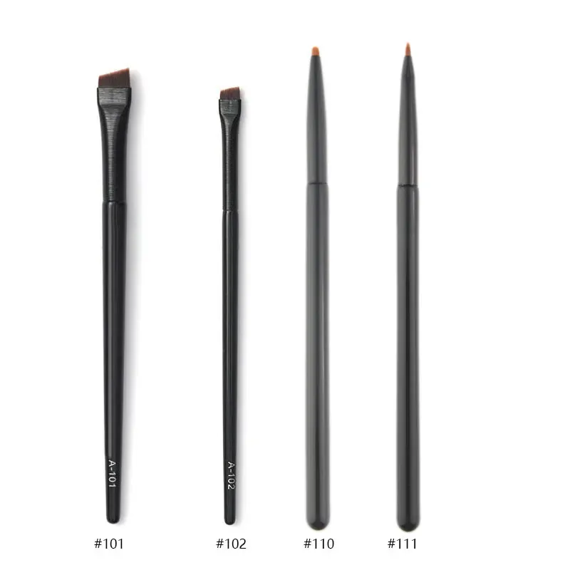 1pc Super Thin Angled liner Make up brush Eye brow Synthetic hair Makeup brushes Fine Eyebrow sharp cosmetic tools Professional