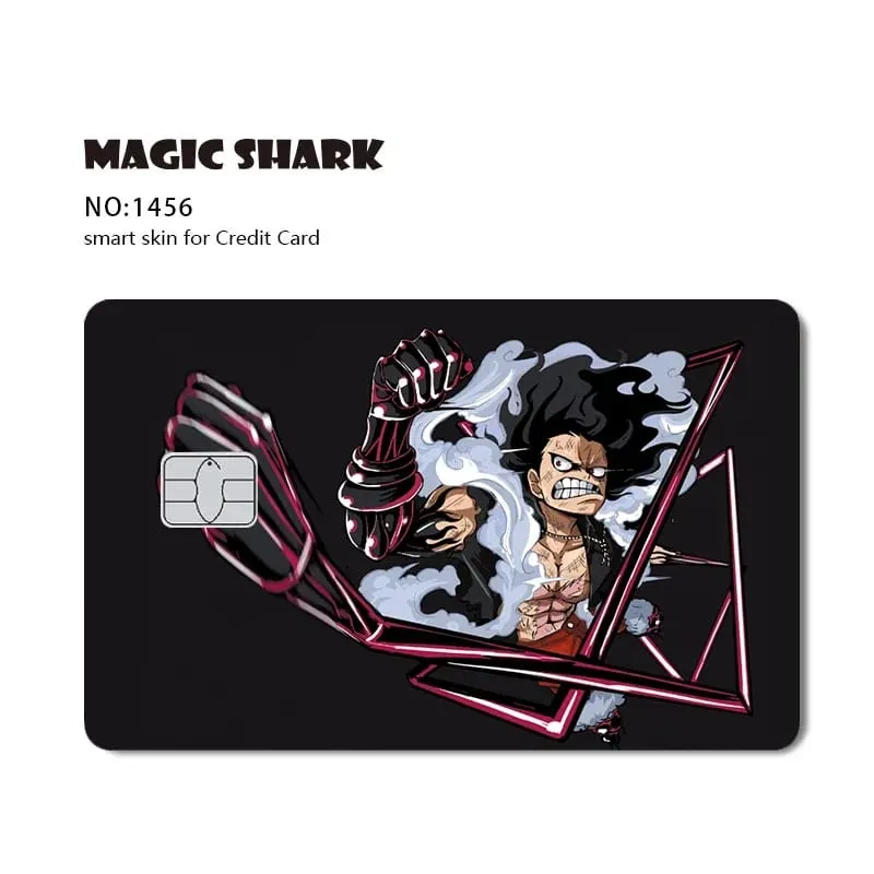 Hot Sale Maigc Shark Anime Chopper Luffy Nami Waterproof Front Side Sticker Film Skin for Credit Debit Card