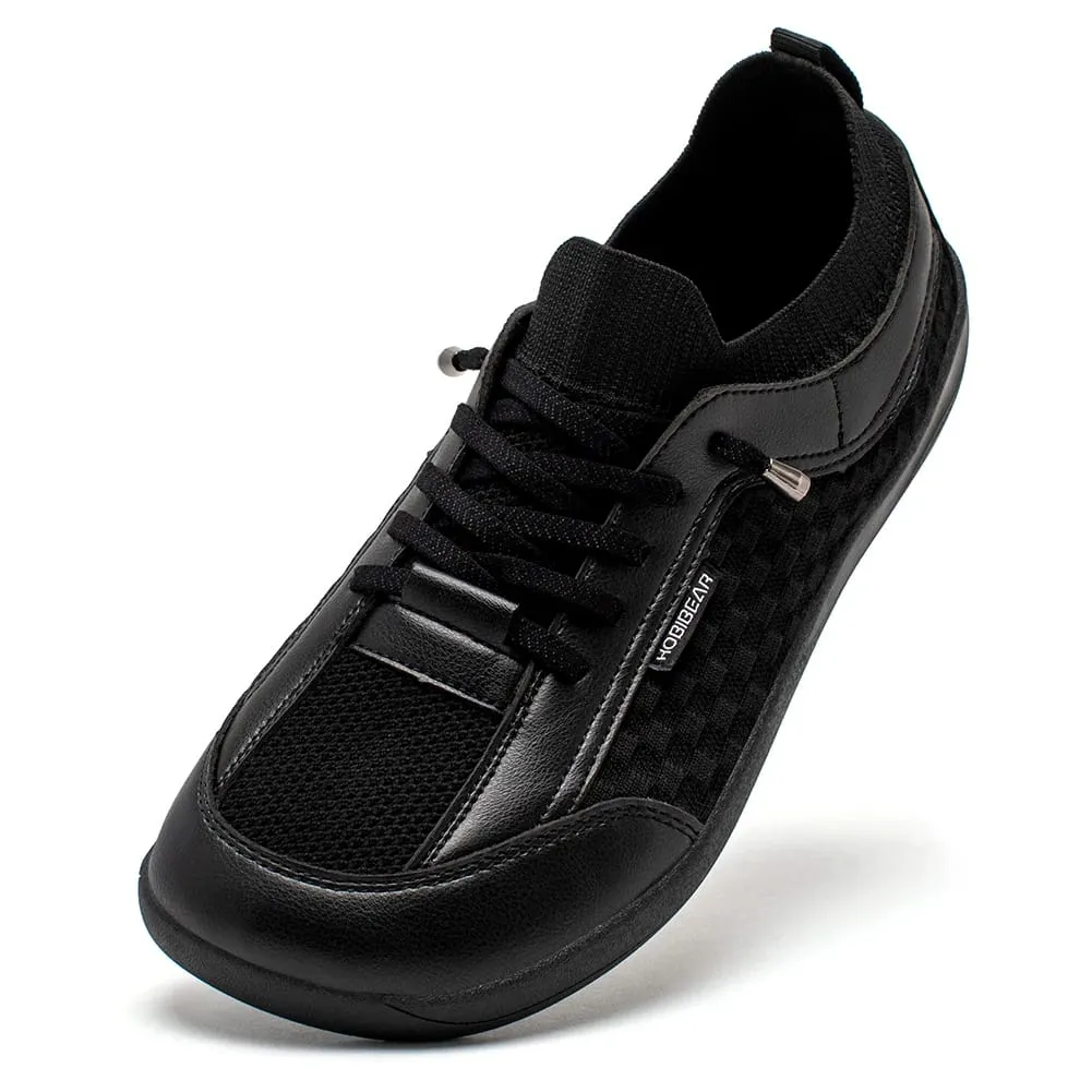 Sapatos descalços unissex com salto zero, tênis de bico largo, leve, respirável, minimalista, para atividades ao ar livre