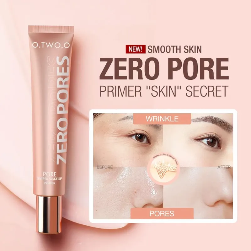 O.TWO.O 2pcs Conjunto de maquiagem Multi Batom Blush Stick Face Primer Base de maquiagem Controle de óleo Maquiagem leve à prova d'água para mulheres