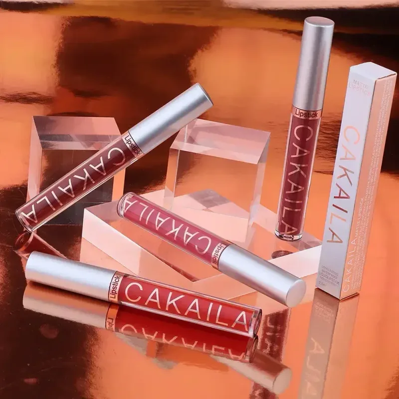 Lip Gloss Waterproof Matte Liquid Lipstick Long Lasting Velvet Lipgloss Tint Tube Nude Pigment Lip Makeup Cosmetics