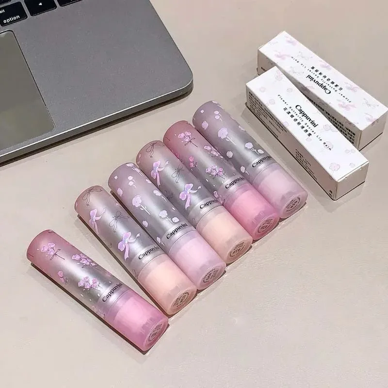 鏡面玻璃固體唇彩水光圓管持久保濕口紅自然裸桃色果凍唇釉彩妝