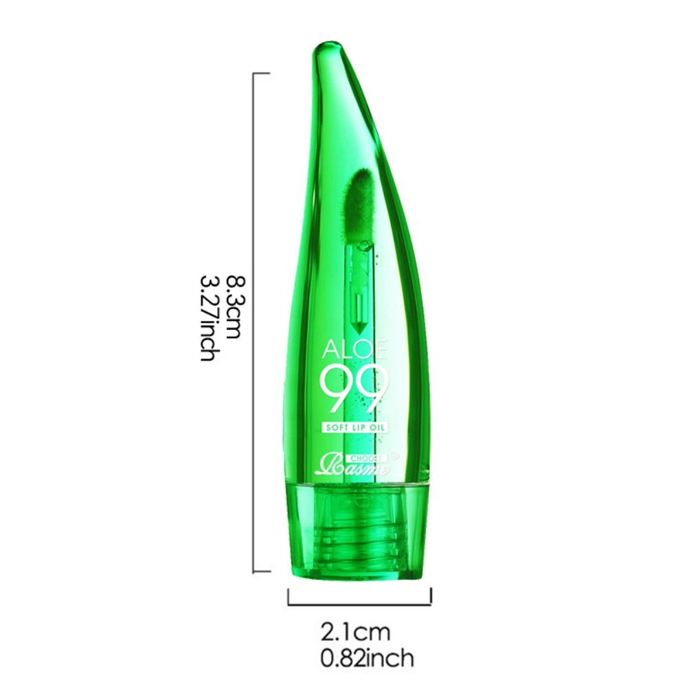 Brilho labial hidratante de aloe vera, sensação quente, mudança de cor, óleo labial de longa duração, umidade