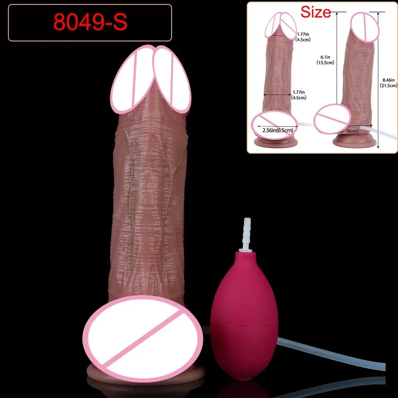 Veias profundas ultra esguichando vibrador silicone pele toque longo ejaculação butt plug para homens mulheres g-ponto estimular 18 + brinquedos sexuais