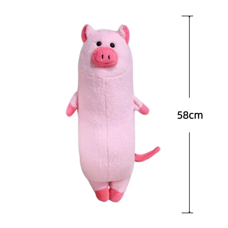 Oreiller en peluche série animaux, léopard, éléphant, pingouin, coussin en peluche, Kawaii, jouet de sommeil, décoration de maison, jouets, cadeaux d'anniversaire — image 11