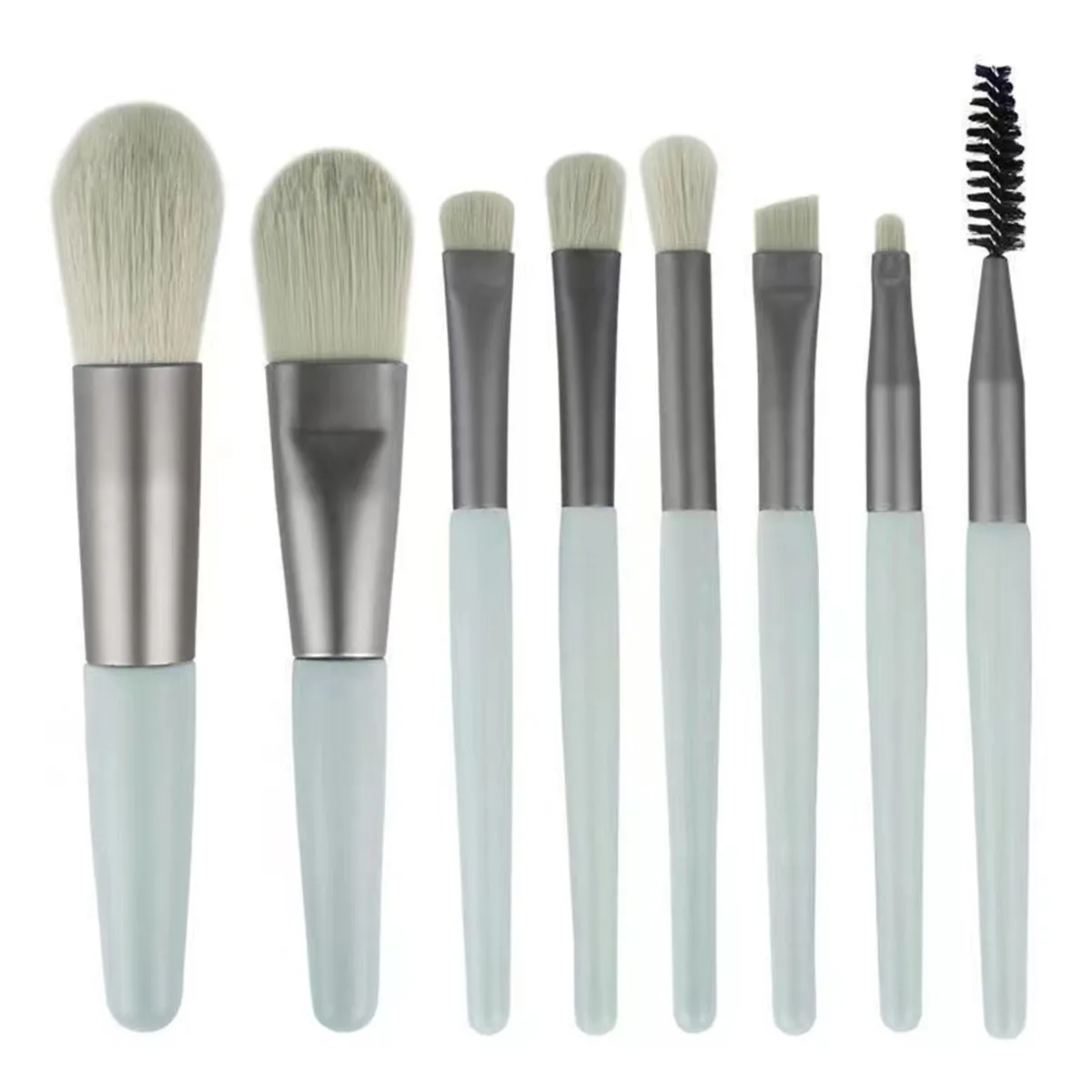 Conjunto de pincéis de maquiagem macios e macios para cosméticos, base, blush, pó, sombra, kabuki, mistura, pincel de maquiagem, ferramenta de beleza