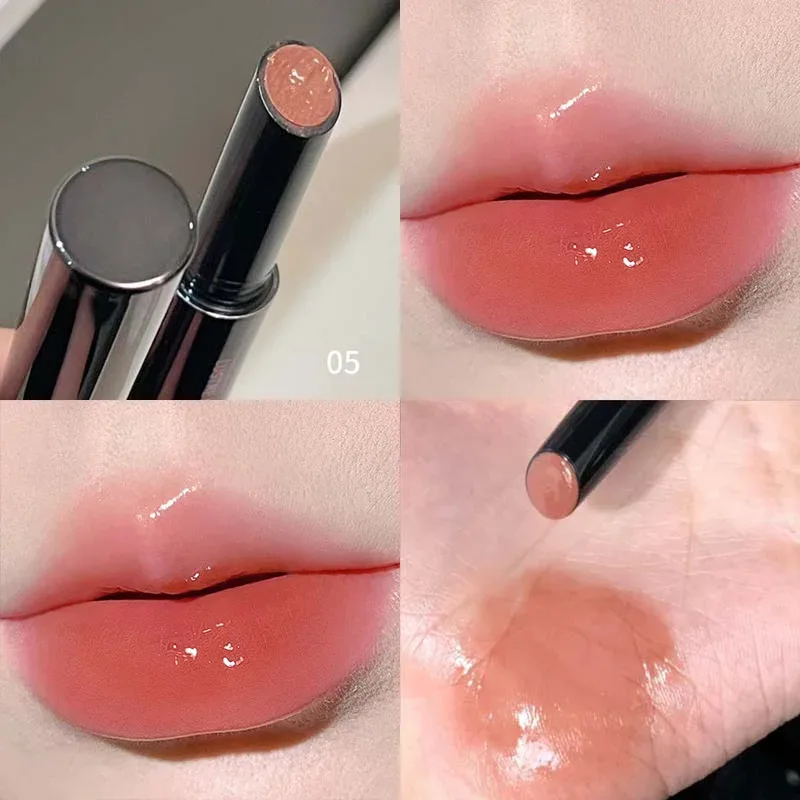 Mirror Jelly Lipstick Lasting Moisturising 6 Colors Water-light Lip Gloss Waterproof Pink Lip Tint Korean Makeup Women Cosmetics — image 9
