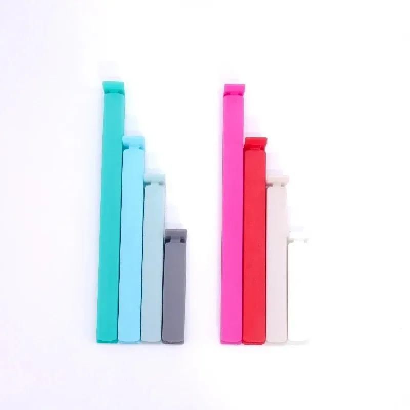 1pc/4 /8/10pcs clipes de vedação de plástico para cozinha alimentos frescor preservação clipes de vedação clipes de tamanho grande para lanches