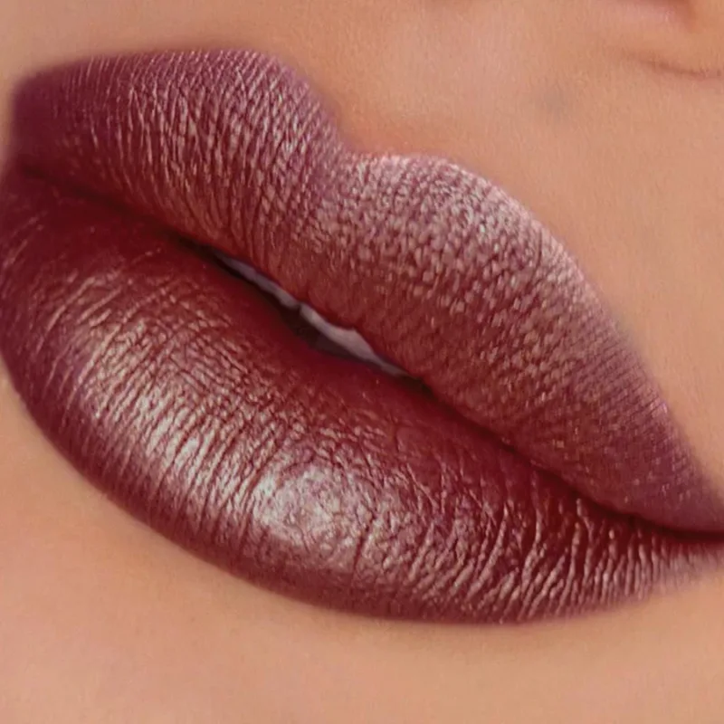 Batom metálico com glitter, acabamento hidratante, 19 cores, vermelho, rosa, brilhante, altamente pigmentado, lábios, maquiagem, presentes, cosmético, 1 peça — image 22